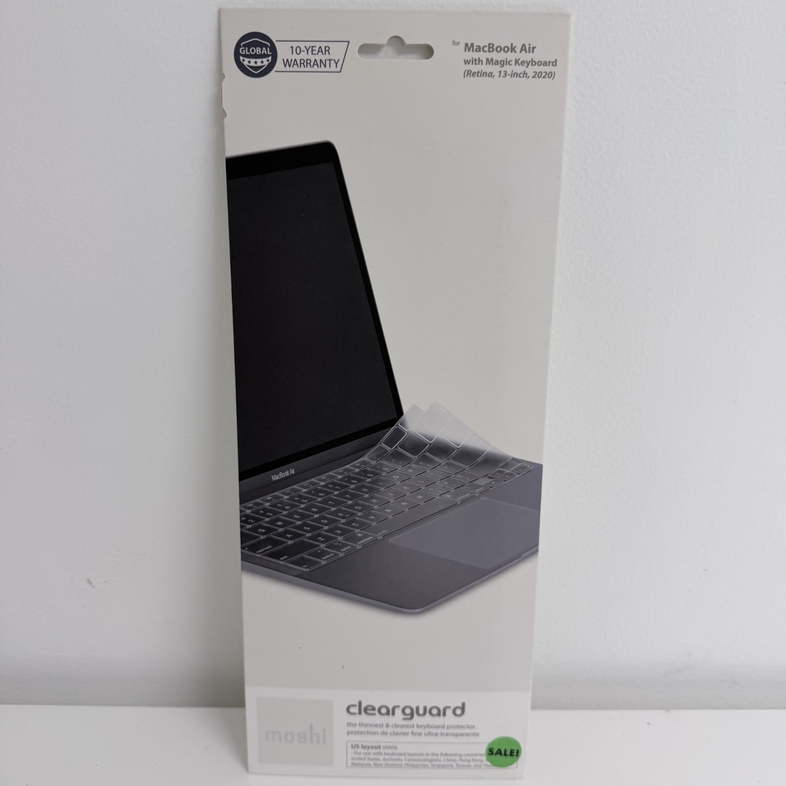 New Moshi Clearguard for MacBook Air with Magic Keyboard Retina 13" 99MO021927