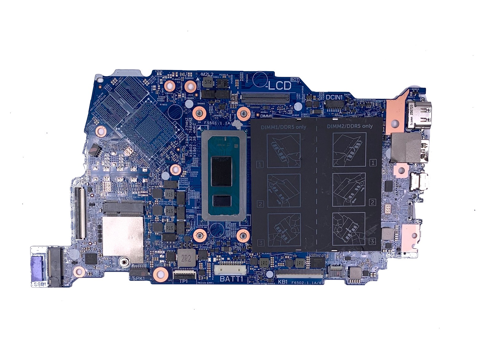 Dell 14 Laptop (model Dc14250) Motherboard With  Intel Core 7 150u 5.4ghz Cpu