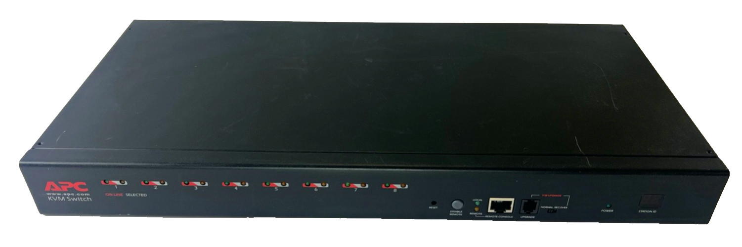 APC AP5201 8-Port High-Density KVM Switch TESTED GC-5522