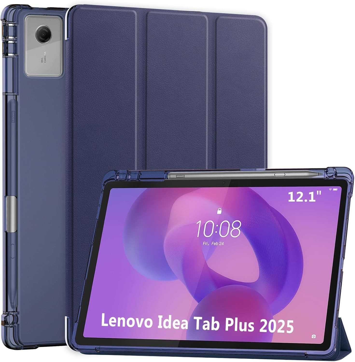 ProCase Smart Case for 2025 Lenovo Idea Tab Plus 12.1 Inch/Tab K12, Slim Light