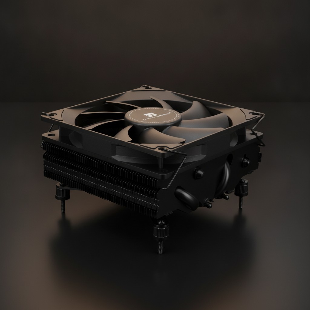 Thermalright AXP90 X47 Black Low Profile CPU Cooler, with 92Mm TL-9015B Slim PWM