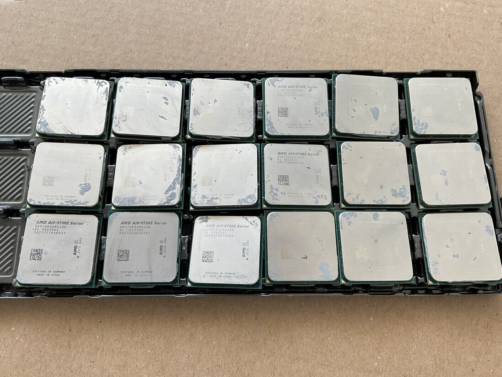Lot of 100 x AMD A10-9700E 3.00 Ghz Quad Core AM4 Socket CPU