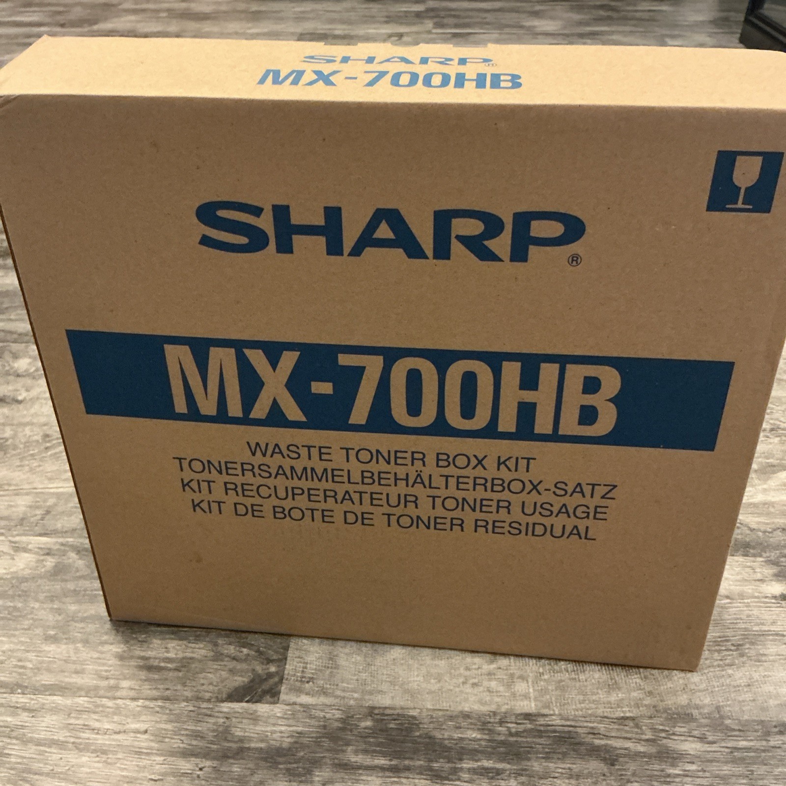 Sharp NIB New Waste Container Box Toner Kit MX-700HB New in Box
