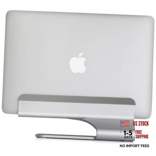 10037 mTower Vertical Laptop Stand for MacBook Pro and MacBook Air Silver
