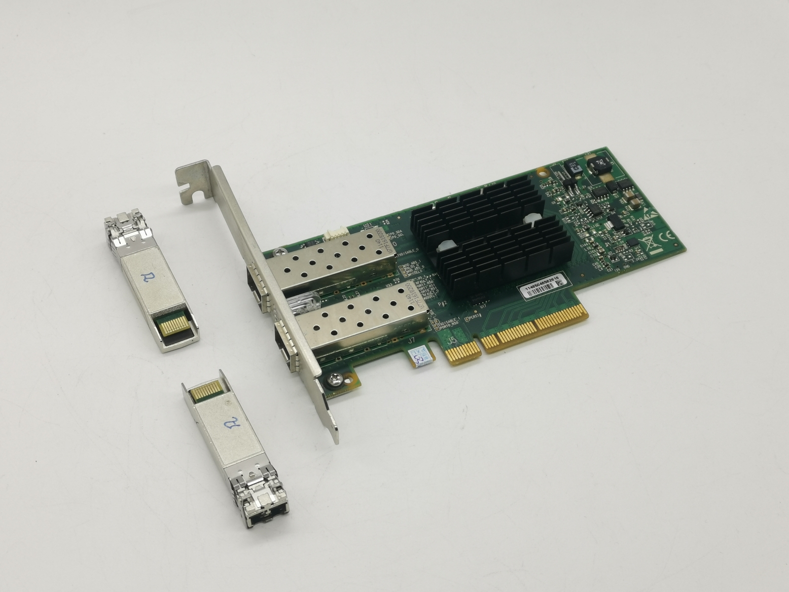 Mellanox MNPH29D-XTR 98Y2404 ConnectX-2 Dual 10Gbps SFP+ + 2x10G Transceivers
