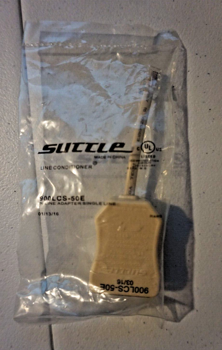 Suttle 900LCS-50E Single Line Inline DSL Filter Conditioner (Brand New)