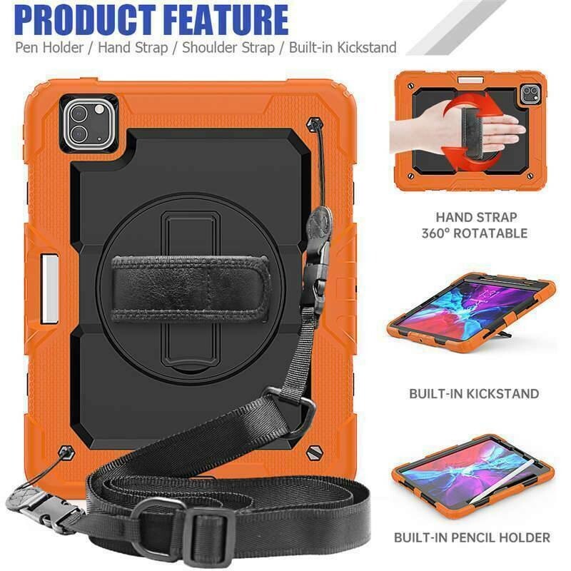 For iPad Pro 12.9" 6th/5th/4th/3rd Gen Shockproof Heavy Duty Tough Case Cover~