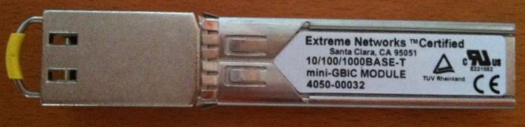 Extreme Networks 10065 SFP-T 4050-00032 copper RJ45 100M 