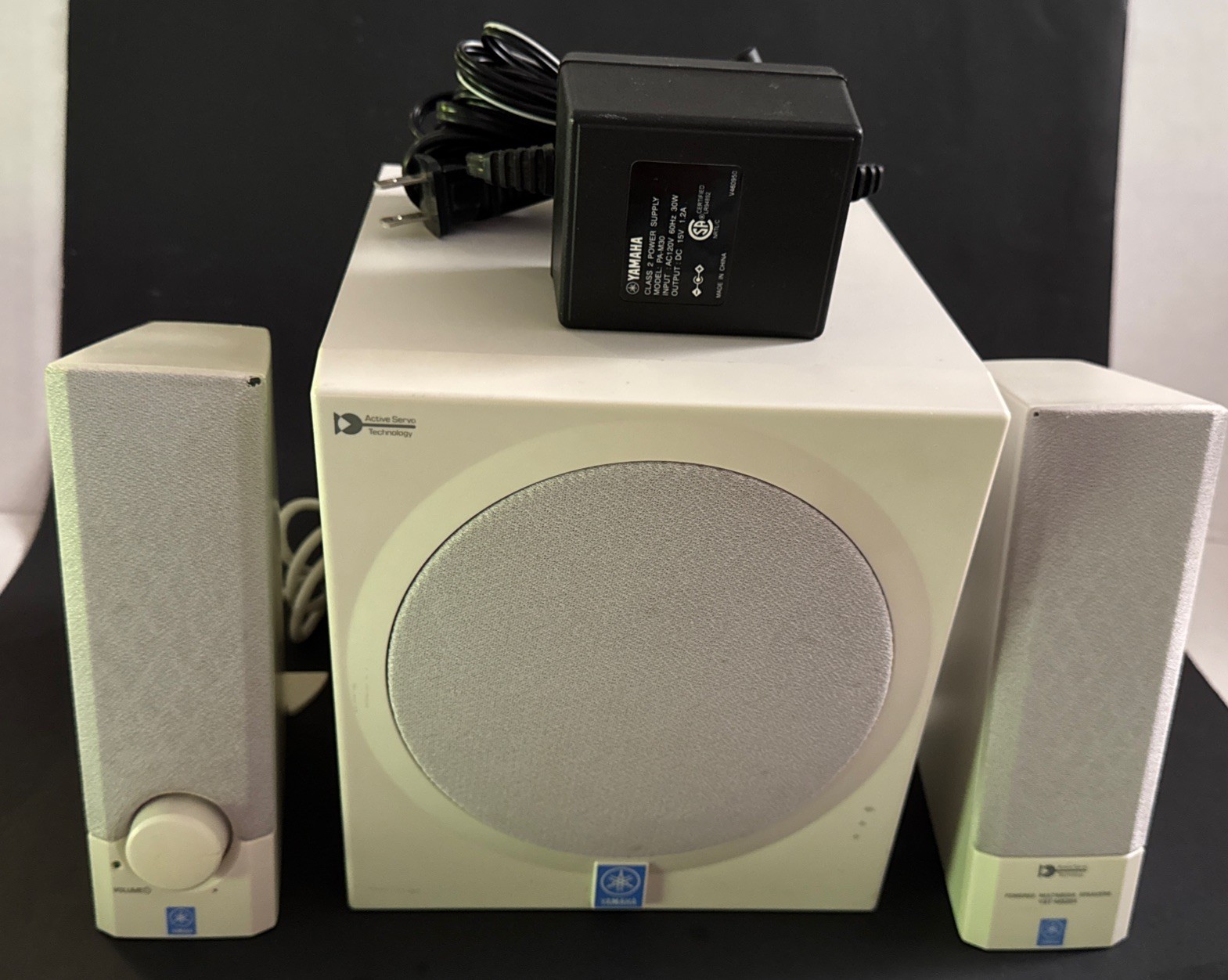 Yamaha YST-MS201 Powered Multimedia Speaker System 2.1 Tested Work