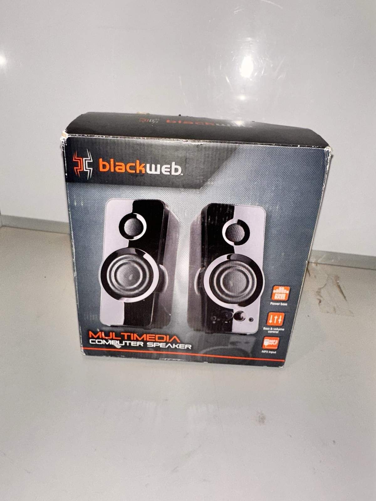 Blackweb Multimedia PC Speakers 3.5mm Aux Input