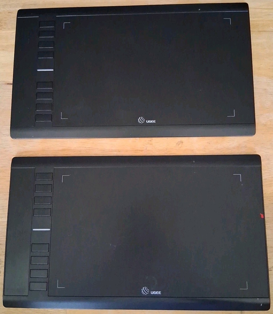 2 Ugee Graphics Tablets Parts Or Repair No Accessories M708 & M708-2