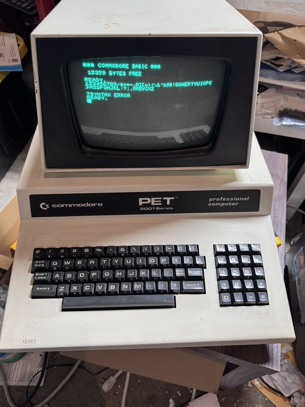 Vintage Commodore PET 2001-16N Computer Works 