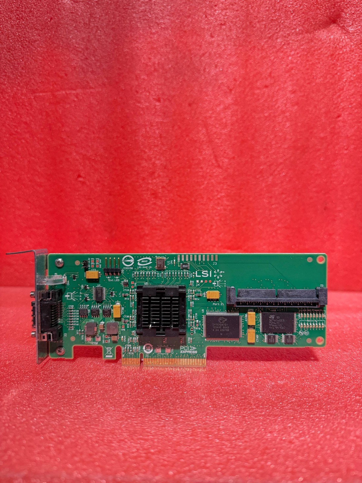 LSI Logic SAS3442E-R 4-Port SAS PCI-e x8 Host Bus Adapter RAID Controller