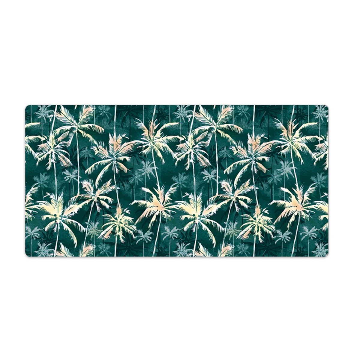 Decoration Mouse Pad Desk Mat for Home Office Palm Tree Tropical Pattern 100x50