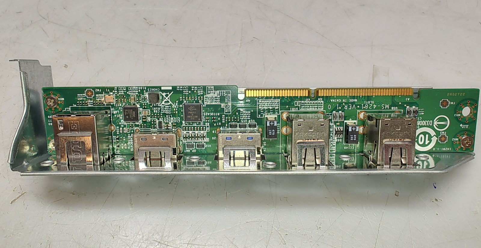 Lenovo ThinkCentre M92Z Rear I/O USB Ethernet Port Card Board MS-4281 03T6495