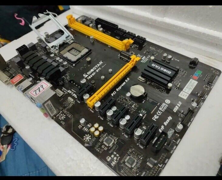BIOSTAR Tb250-btc LGA 1151 Intel B250 USB 3.0 DDR4 ATX 6 GPU MINING Motherboard
