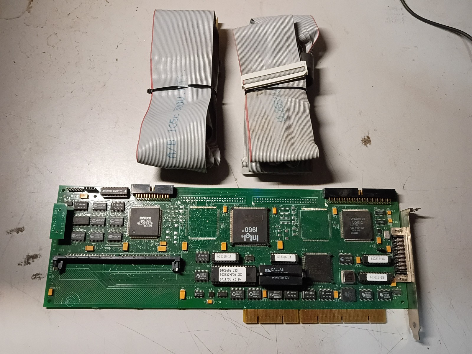d040314-4 myl rev b7 SCSI CONTROLLER PC BOARD VINTAGE