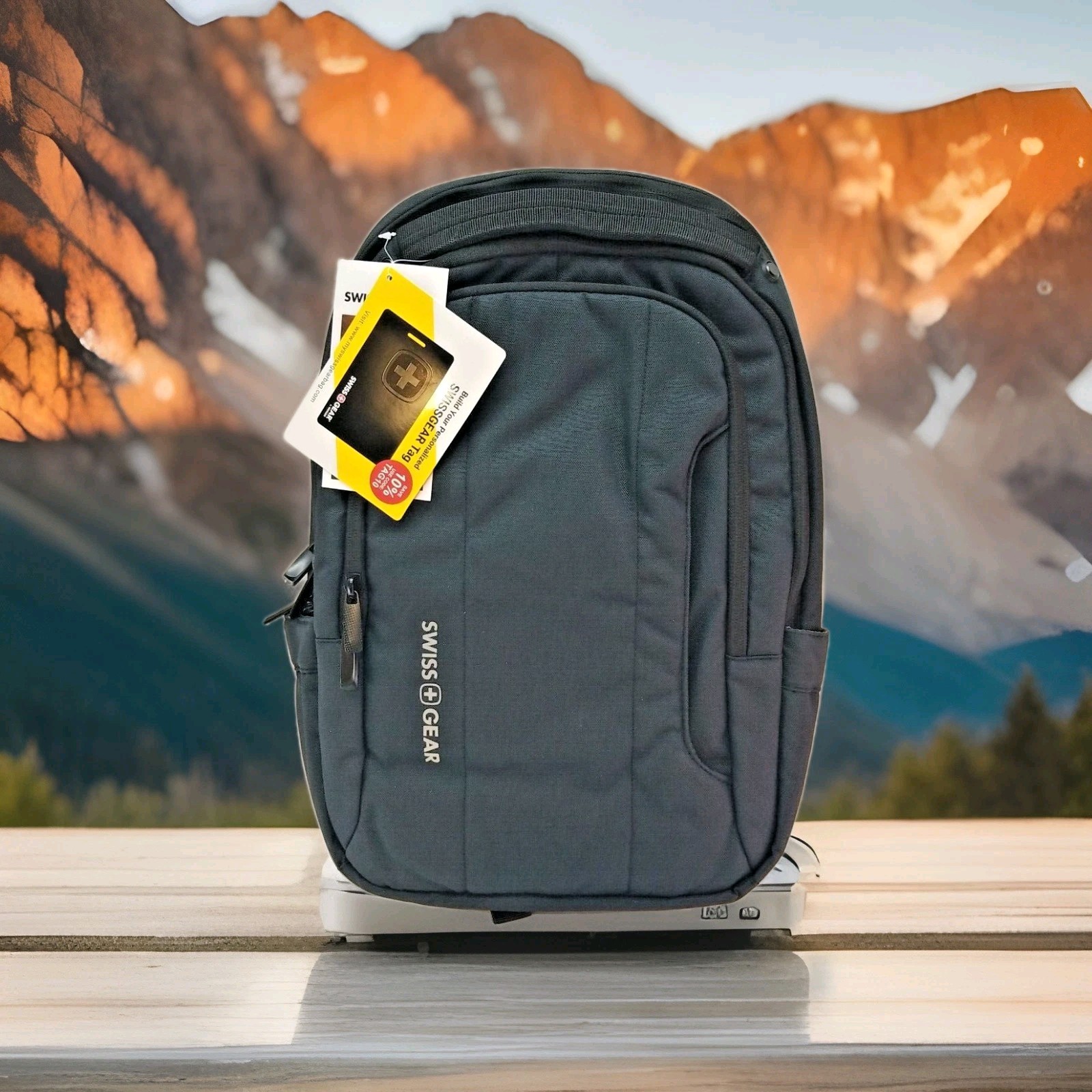 SWISSGEAR 3573 Laptop Backpack Laptop School Work college black nwt