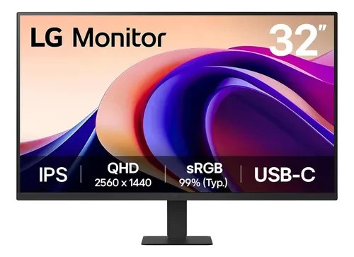 LG QHD 32" Monitor 32QN600-B IPS w/ HDR 10 Compatibility Black