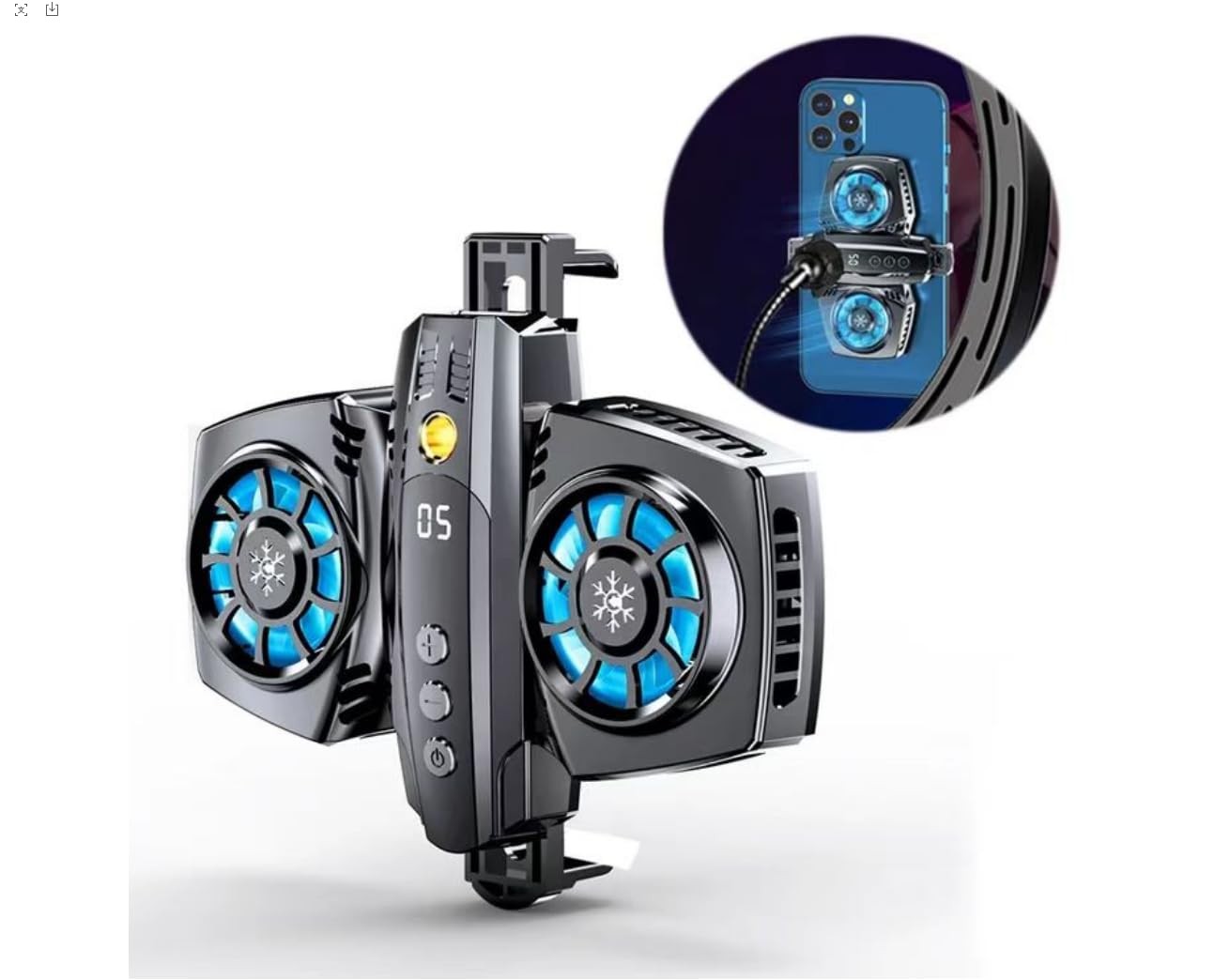 Cell Phone Refrigerator Cooler for Tiktok Live Streaming RGB