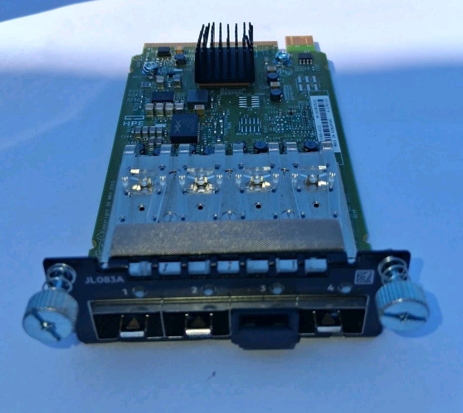 JL083A HP HPE Aruba 4-Ports 10Gbps SFP+ Module for 3810M/2930M 5066-4321