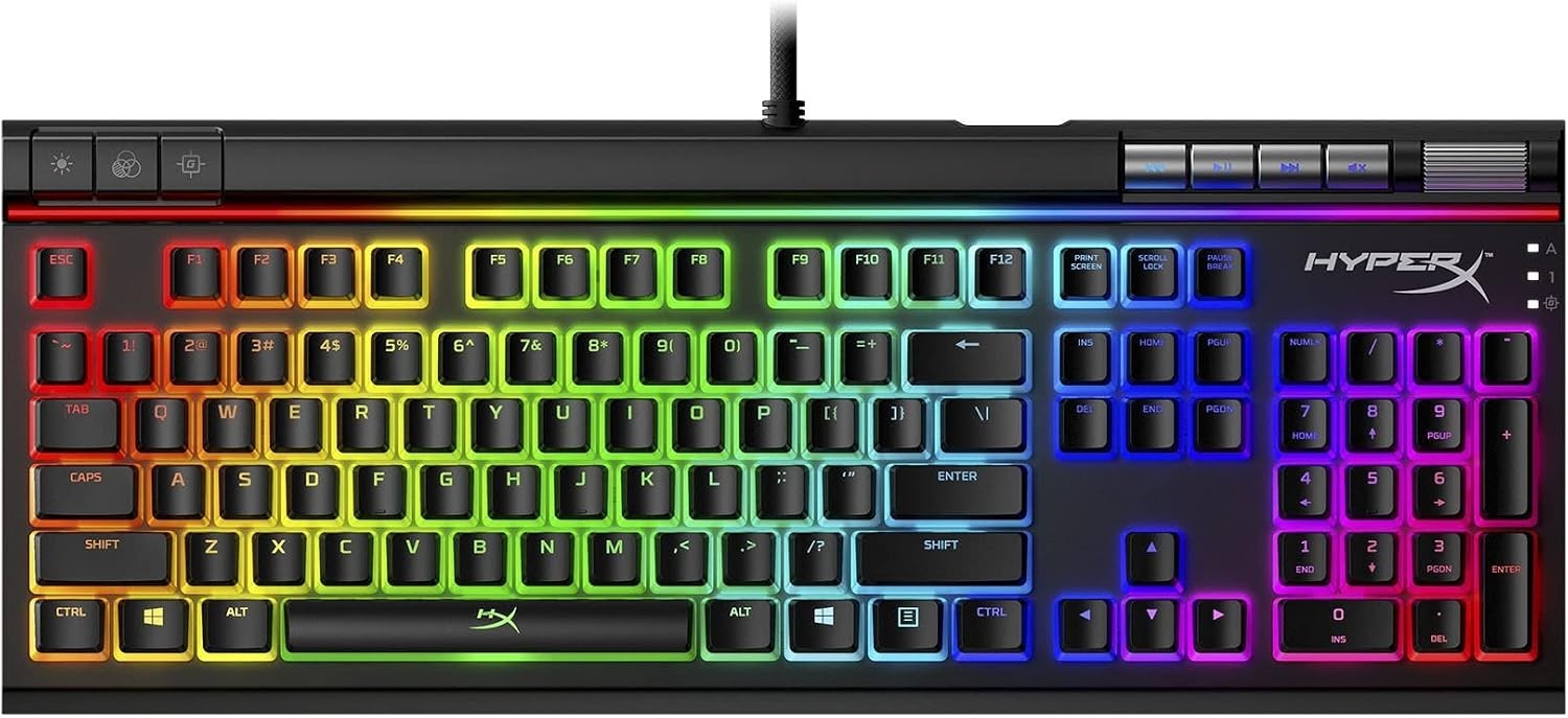 HyperX Alloy Elite 2 Mechanical Gaming Keyboard HX Red Switches RGB