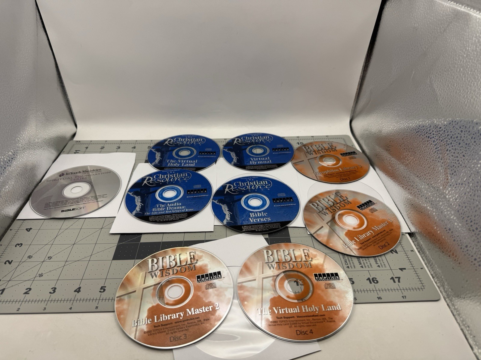 Wisdom of the Bible CD-ROM 9-Discs PC Topics Entertainmen DISCS ONLY