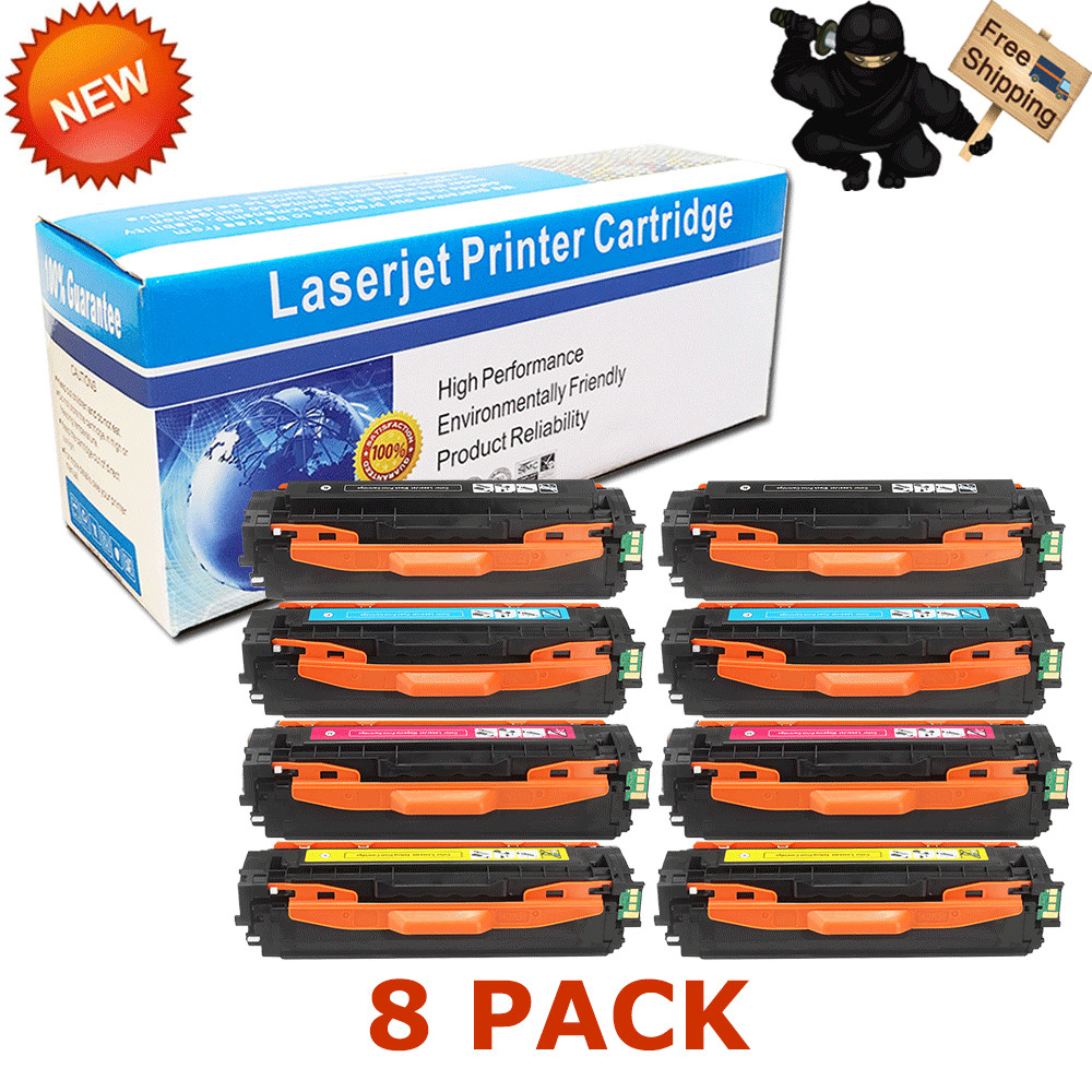 8PK Toner Cartridge for Samsung CLT-K504S CLT-C504S CLT-M504S CLT-Y504 SL-C1810W