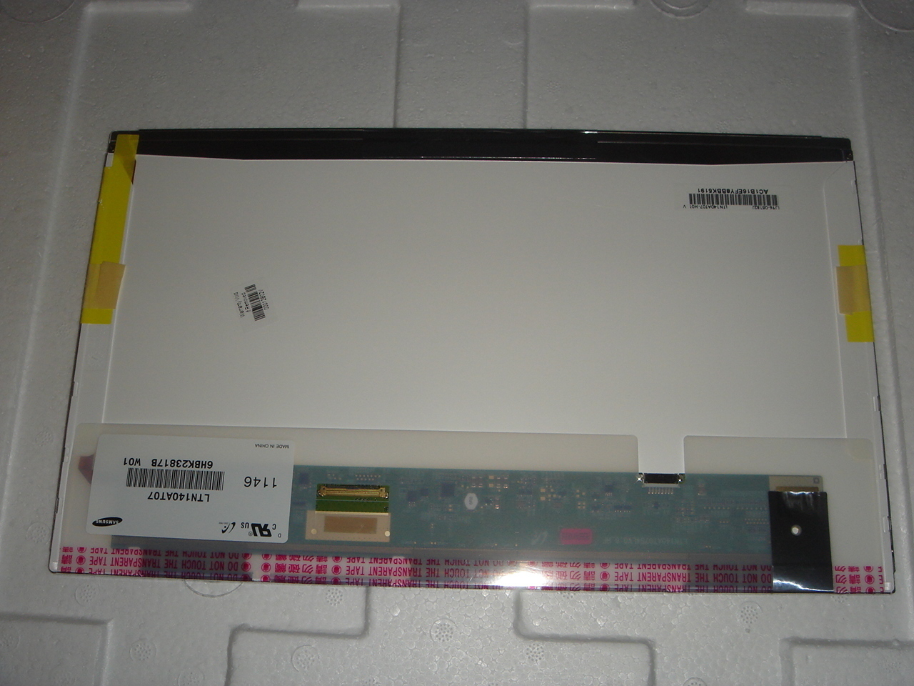 LED LCD Screen Display 14.0'' SAMSUNG LTN140AT07-604 Chronopost Included