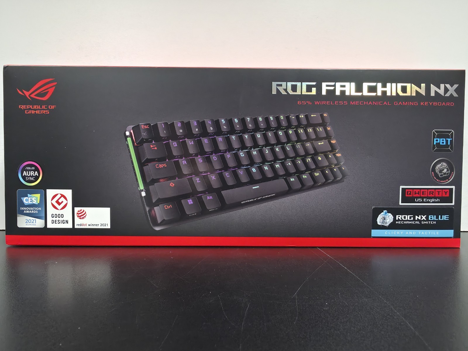 ASUS ROG Falchion NX 65% Wireless RGB Mechanical Blue Switch Keyboard NEW/SEALED