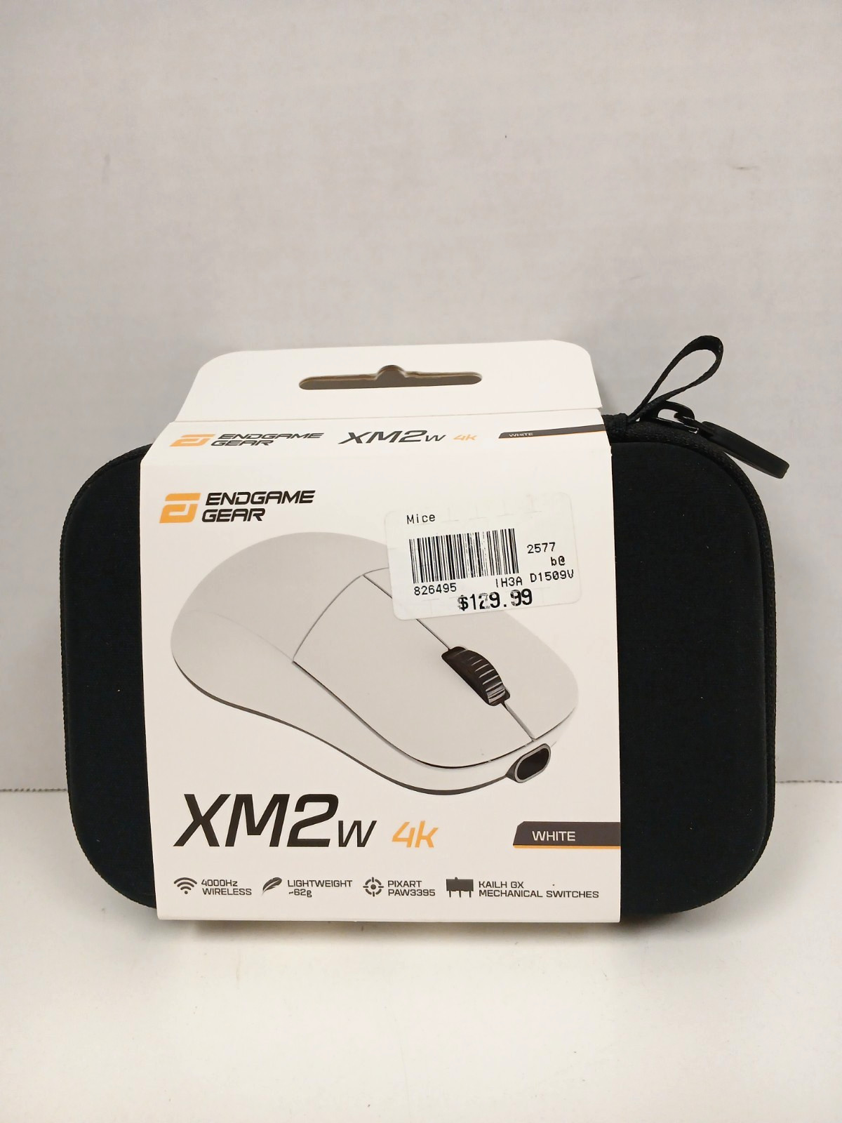 Endgame Gear XM2W 4K Wireless Gaming Mouse, White