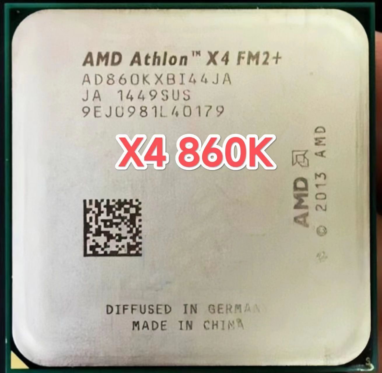 AMD Athlon X4 860K 3.7GHz Quad Core Socket FM2+ 64BIT Processor 95W CPU Tested
