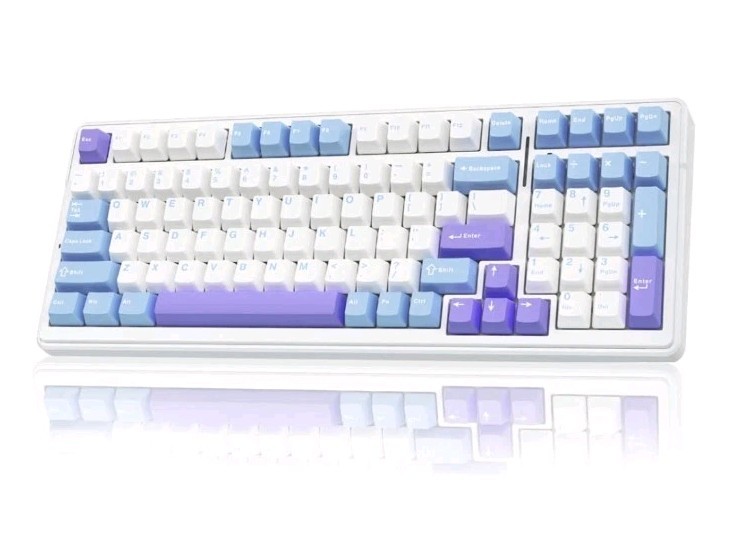 AULA F99 Wireless & Wired Mechanical Keyboard, BT 5.0/2.4GHz/USB-C Hot Swappable