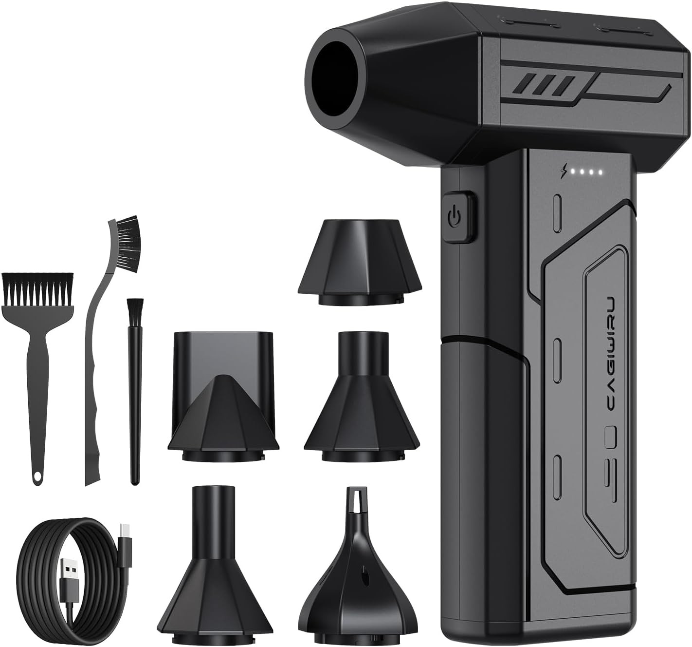 Aire Comprimido Electrico 130000RPM Inalambrico Recargable Motor Brushless 3