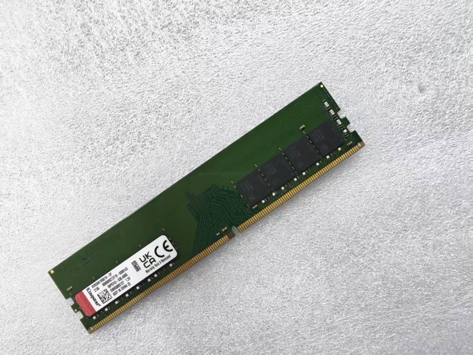 Kingston 16GB DDR4 2666 Desktop DIMM RAM 1Rx8 KVR26N19S8/16 by SAMSUNG IC 1.2v