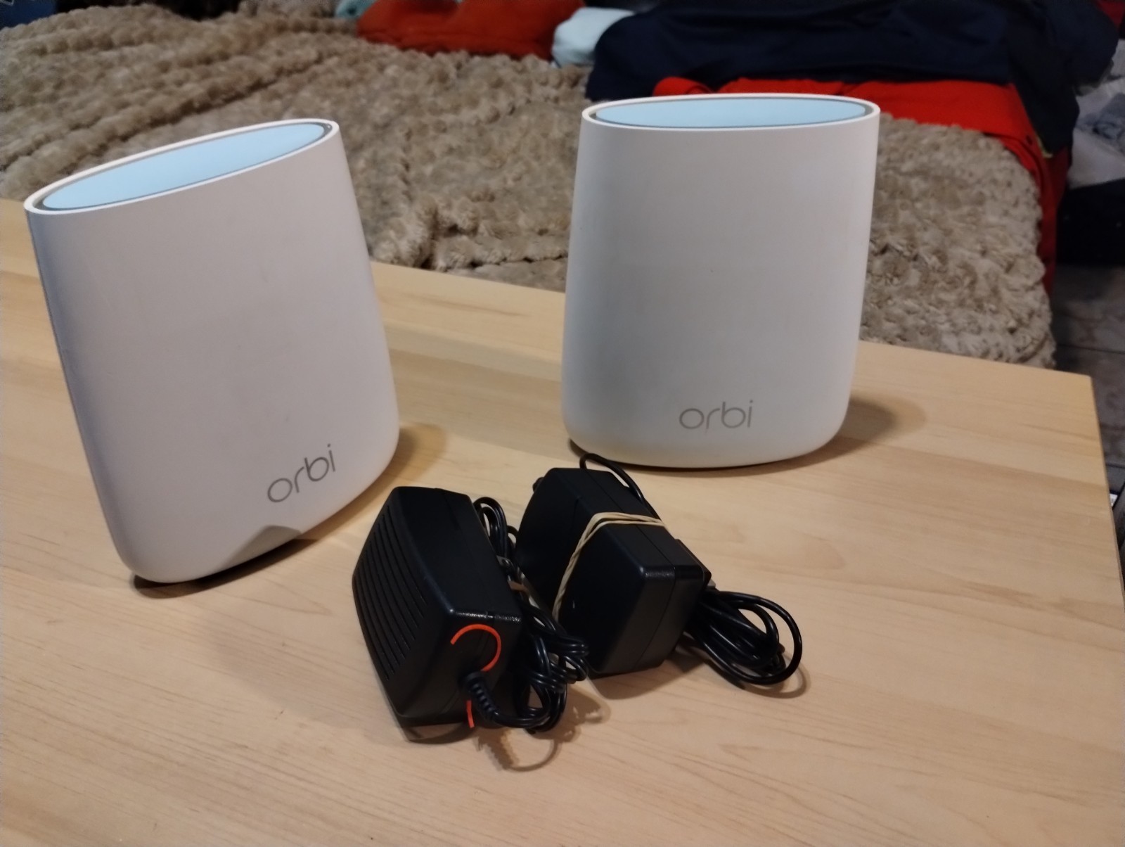 NETGEAR Orbi RBR20 WiFi Tri-band AC2200 Router Tested Works LOT Of 2