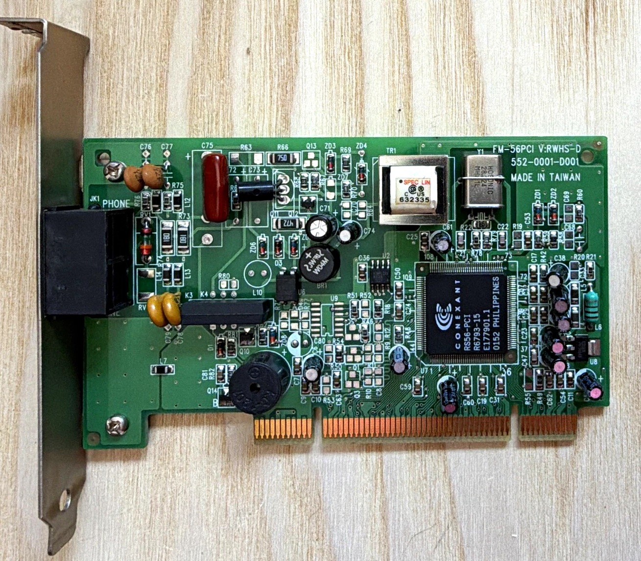 READ DETAILS 56K V.90 PCI Dial-Up Fax Modem Card FM-56PCI-RWS Dual RJ-11 2-Port