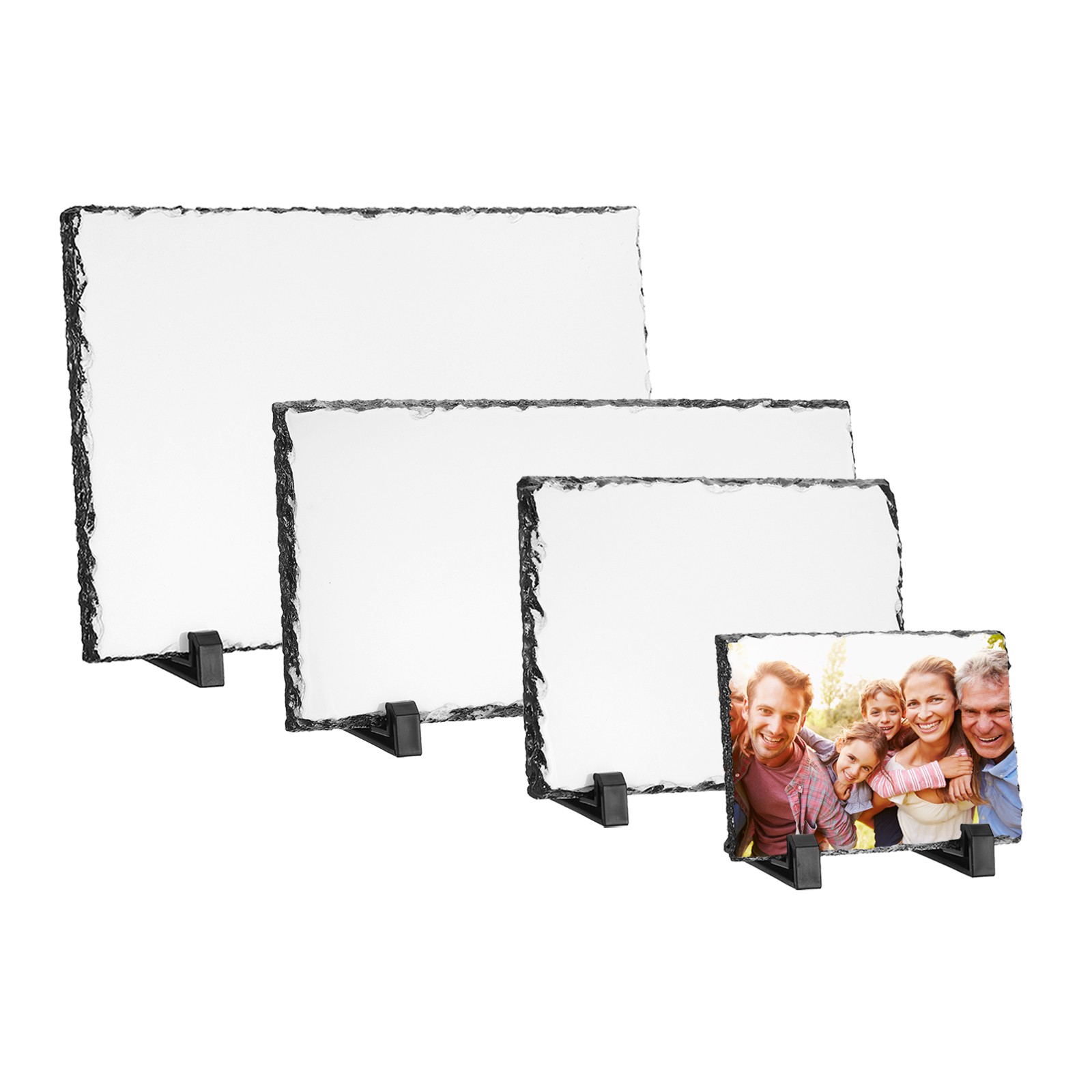 4 x Sublimation Slate Blanks Rectangular