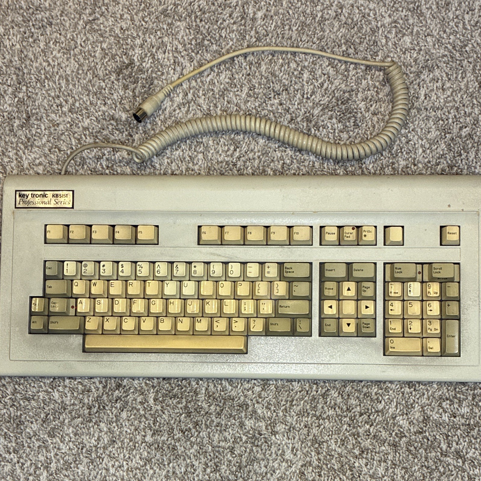 Vintage Key Tronic KB5151 Professional Series Wired Keyboard, Untested w/ Box