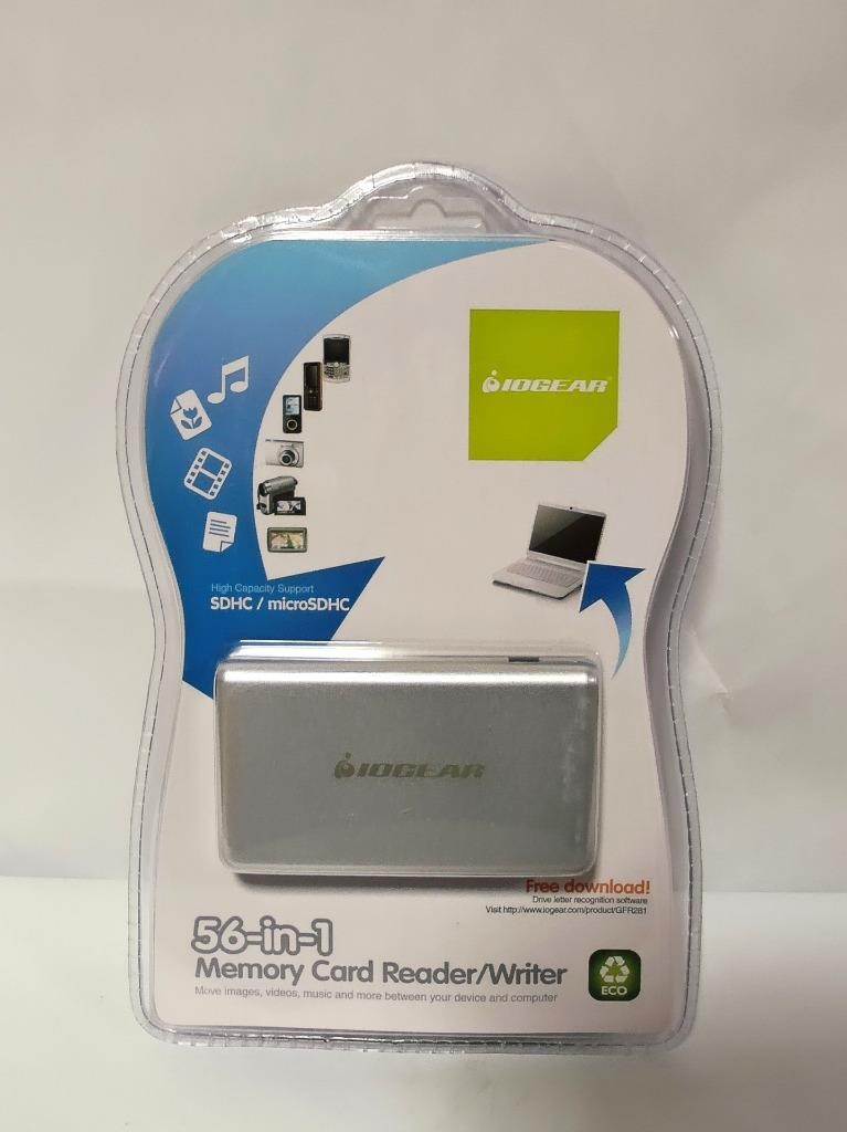 *New* IOGEAR 56-in-1 Memory Card Reader/Writer GFR281