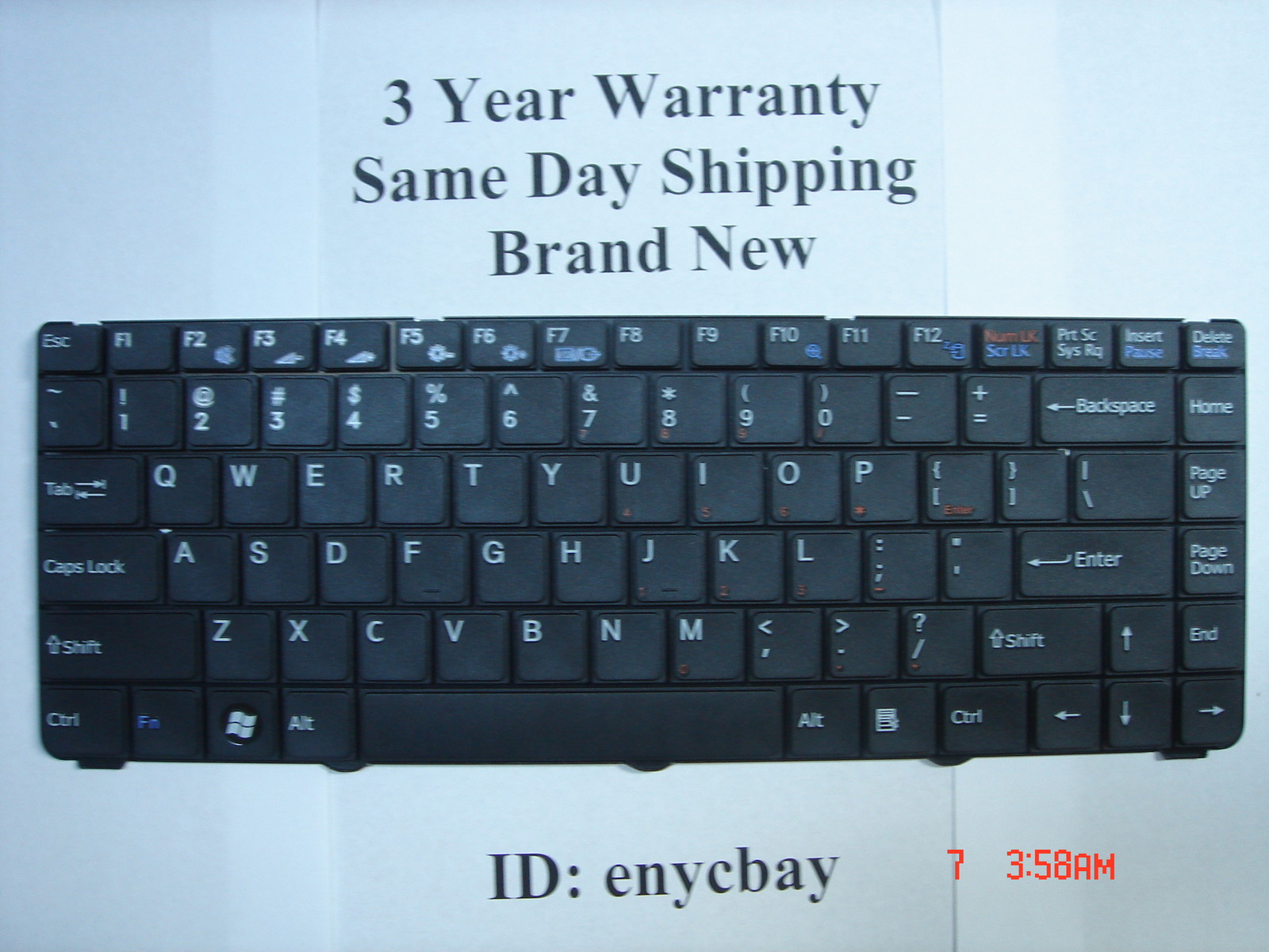 BRAND NEW SONY VAIO  PCG-7132L PCG-7Z1L PCG-7Z2L PCG-7Z1N BLACK LAPTOP KEYBOARD