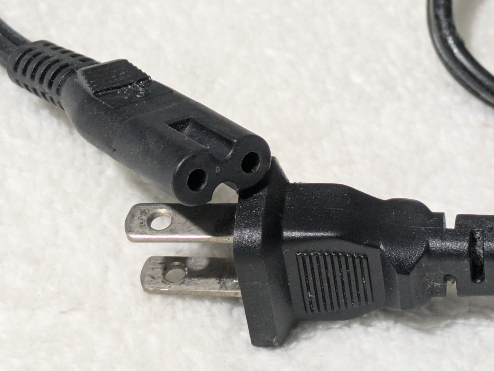 Volex VAC7S 7A 125V 2-Pin AC Power Supply Cable - 61" Long