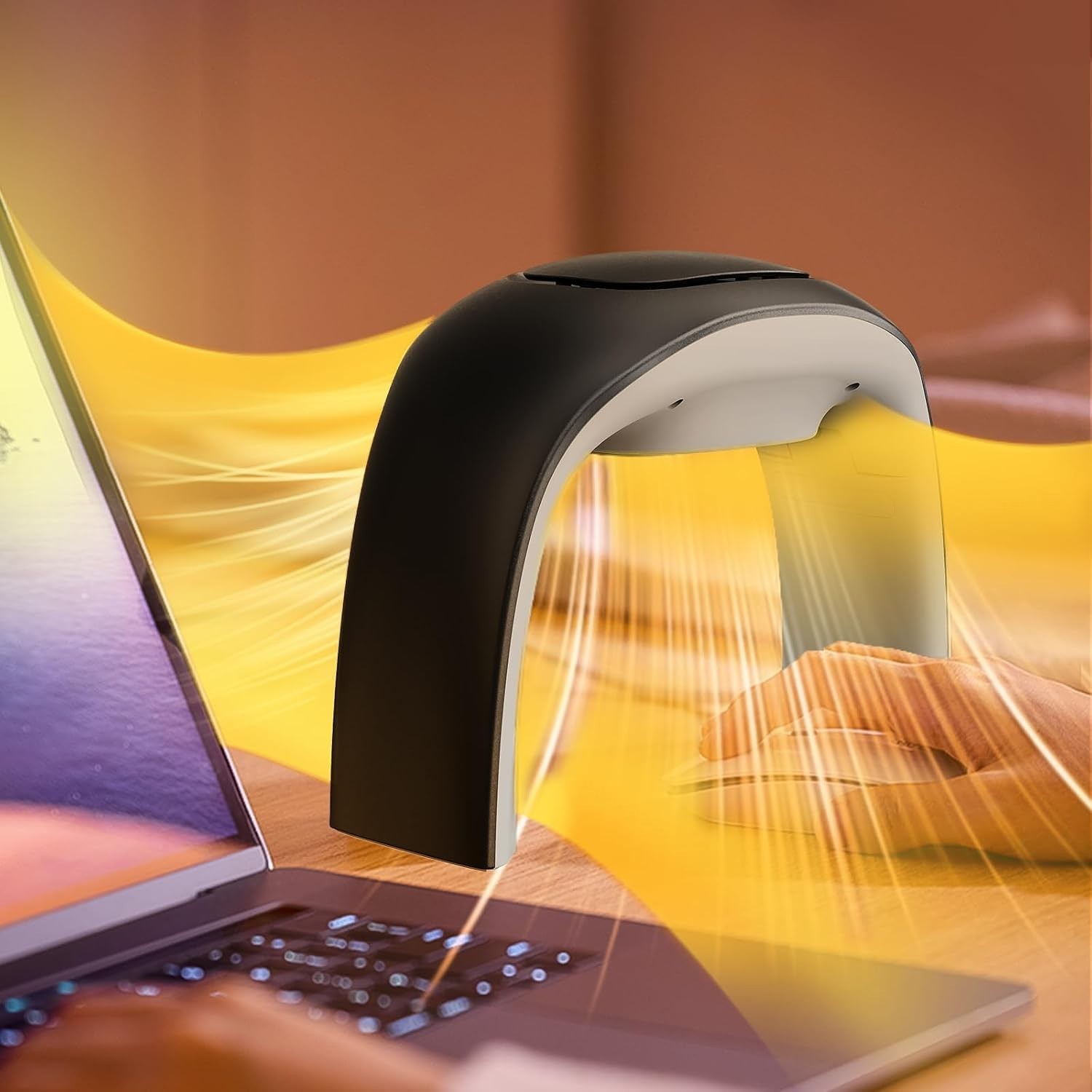 Desk Mouse Pad Hand Warmer Super Quiet, 110v 100w Heated Mouse Pad Hand Warme...