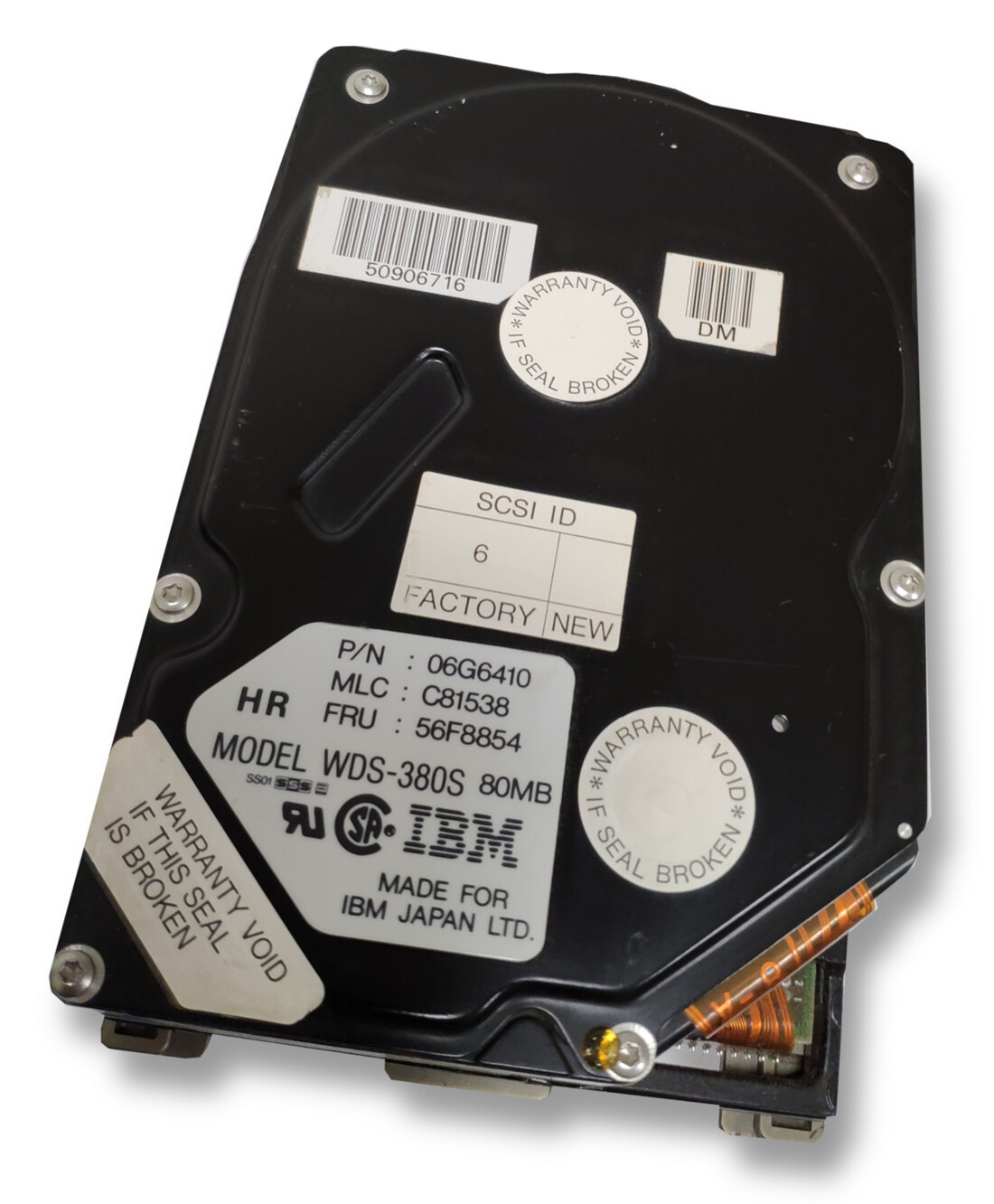 Ibm Wds-380s P/n: 06g6410 80 Mb