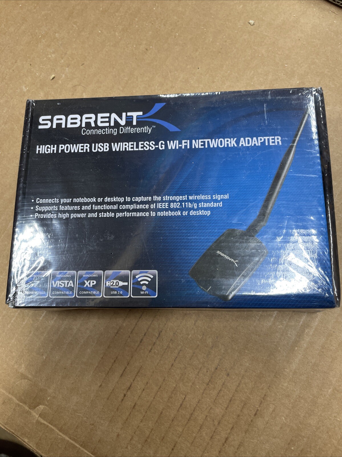 Sabrent NT-WGHU High-Power 1000mw Wireless USB 802.11g Adapter 