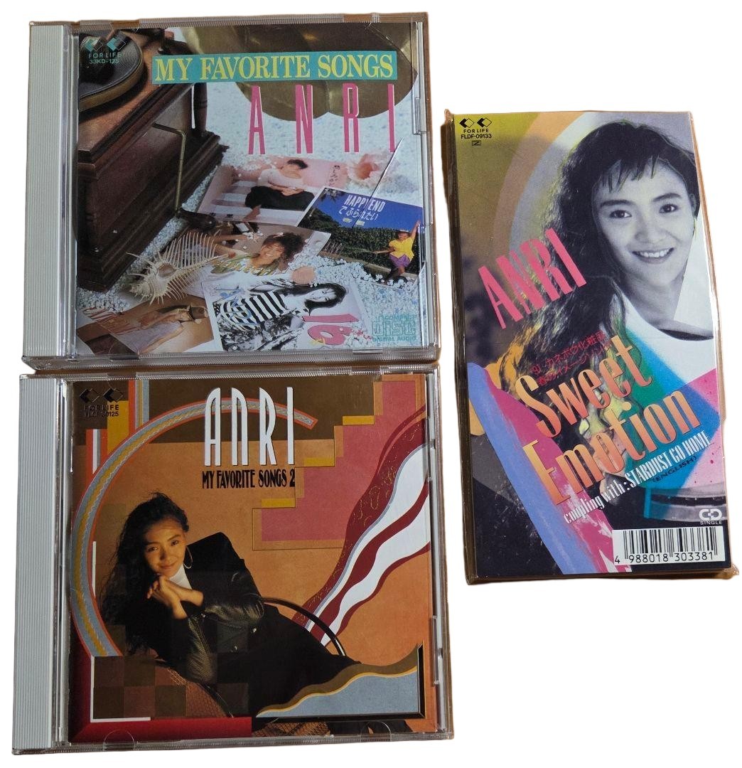 Anri CD Set Sweet Emotion & My Favorite Songs 3-Disc Collection Japan