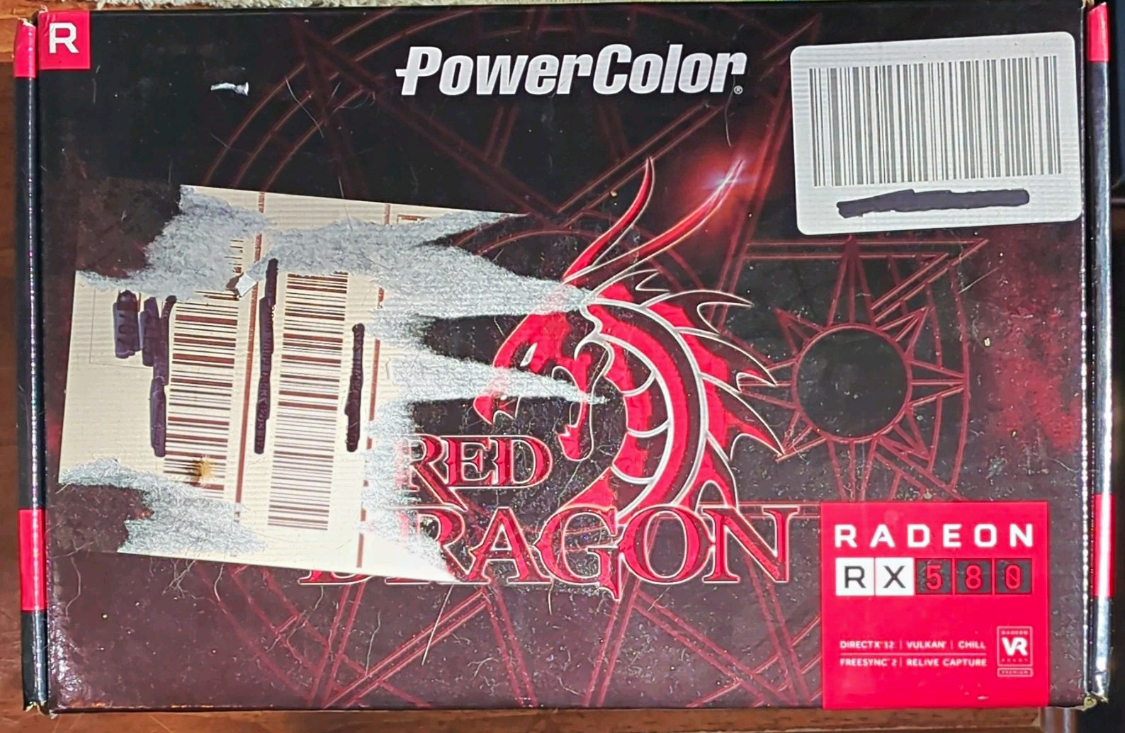 PowerColor Red Dragon Radeon RX 580 8GB GDDR5 VR Ready HDMI DP DVI PCIe