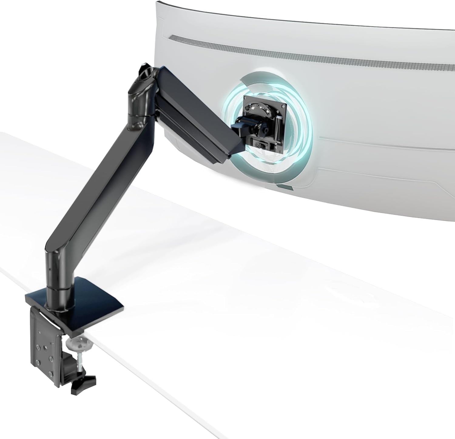 Mount-It Heavy Duty Monitor Arm for 49”, 57" & Ultrawide Monitors, Full... 