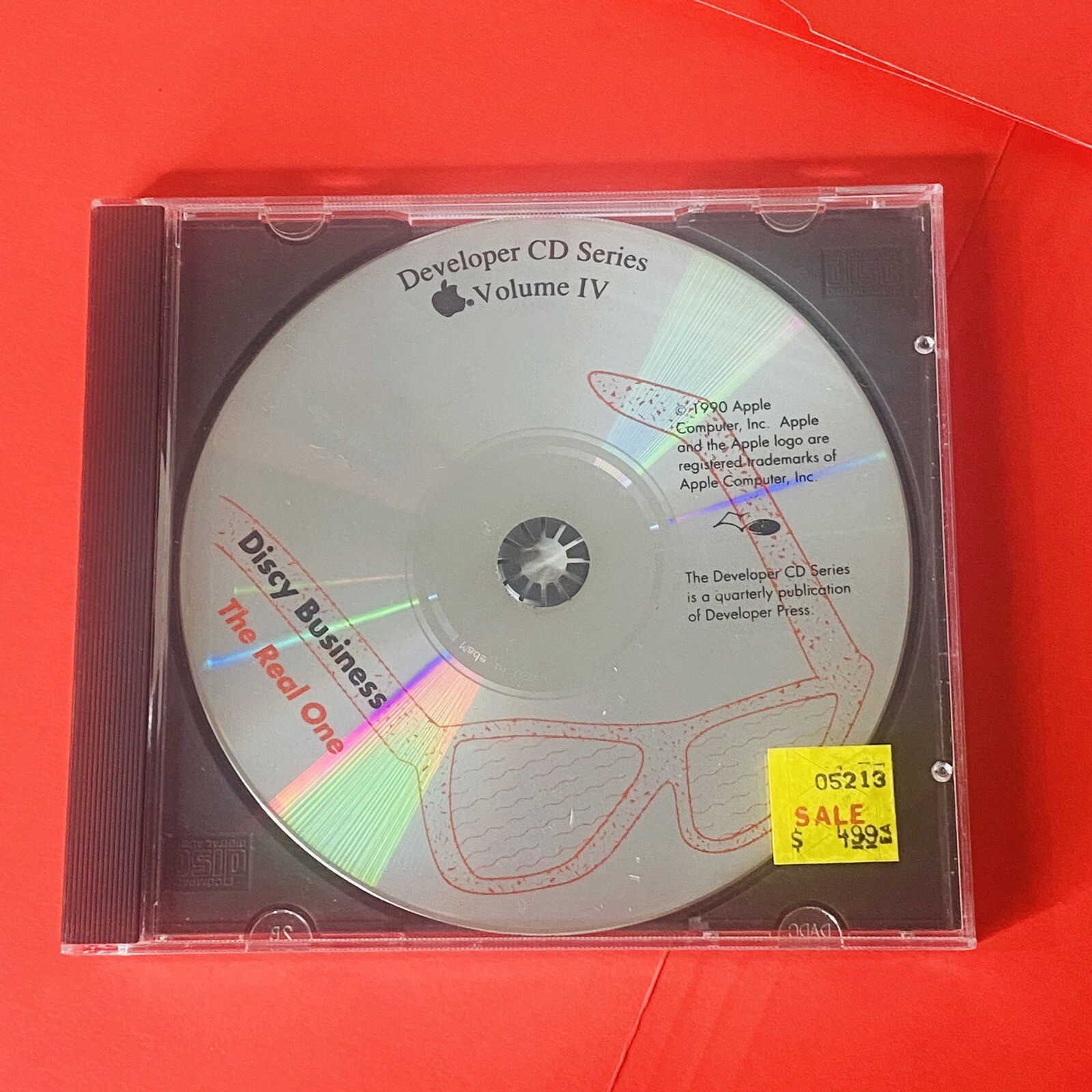 Apple Developer Group CD Series Volume IV Risky Business The Real One 1990 Vtg