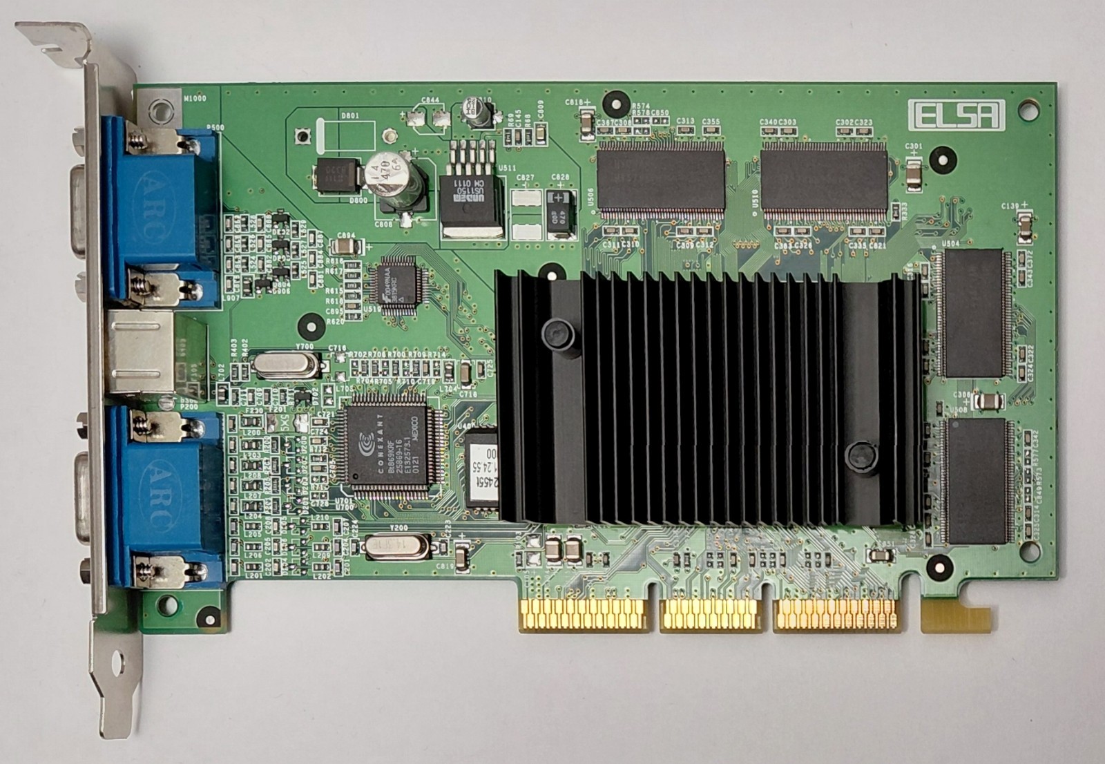 ELSA Gladiac 511 Twin AGP Graphics Card (Nvidia GeForce2 MX400, 32MB, Retro, 2001)